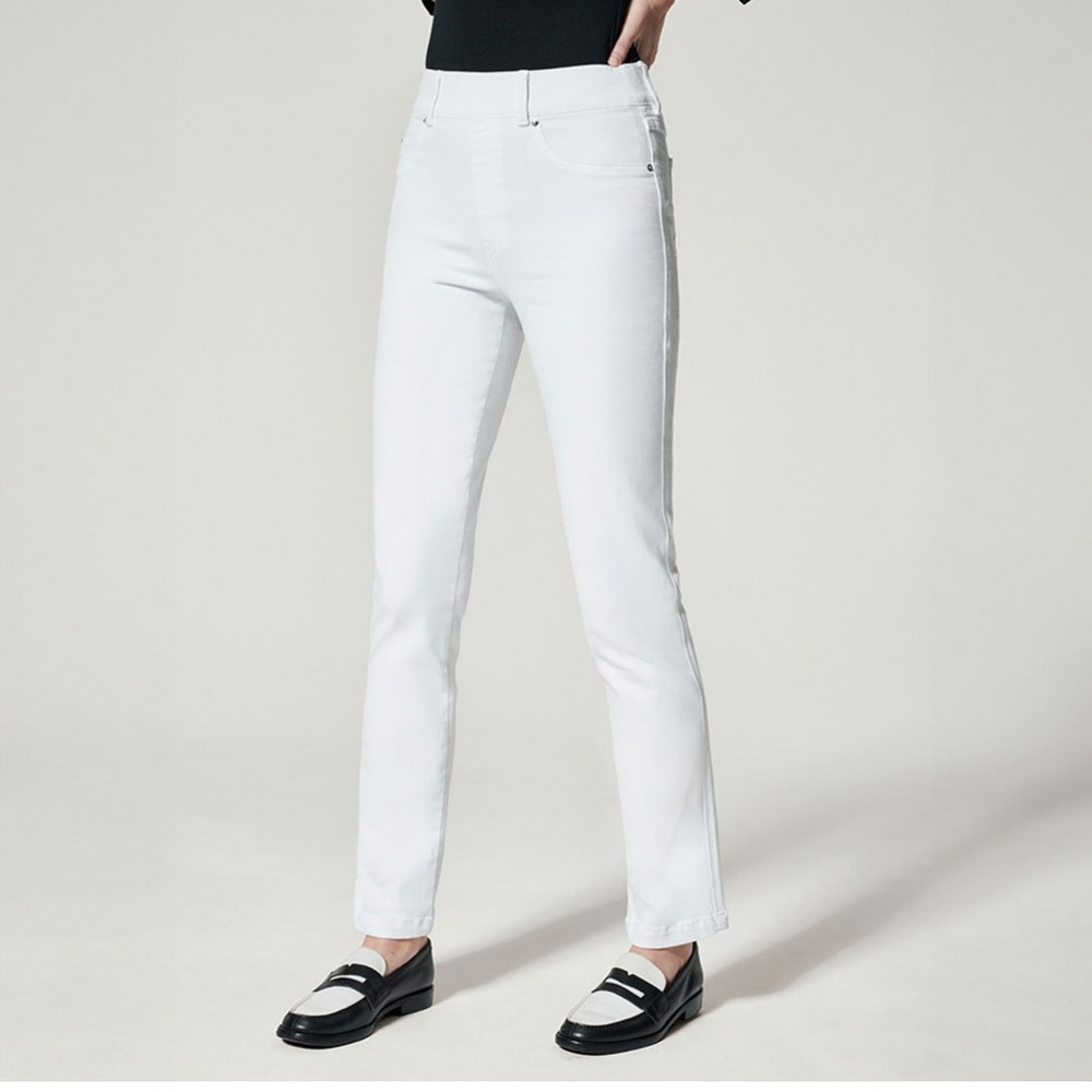 SPANX White Skinny Jeans